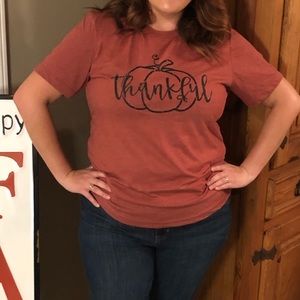 Thankful Pumpkin Graphic Tee